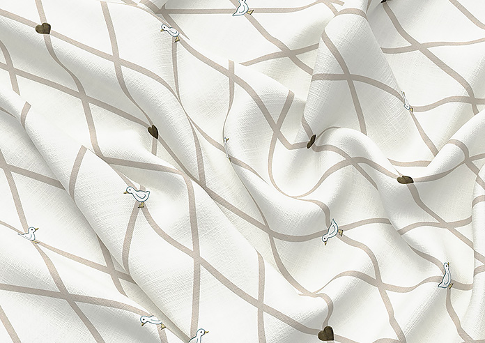 Puddle Down, Trellis Down - Roman Blind - Image 4